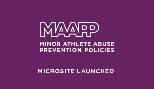 MAAPP: Minor Athlete Abuse Prevention Policies Microsite Launched