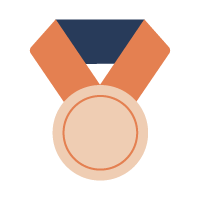 Icon of a gold medal